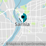 Map of 302 Christina Street North, Sarnia, ON N7T 5V5.