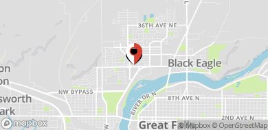 Map of 203 Smelter Ave NE, Great Falls, MT 59404