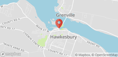 Map of 87 John St., Hawkesbury, ON K6A 1A1