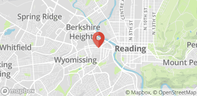 Map of 550 Penn Avenue, West Reading, PA 19611