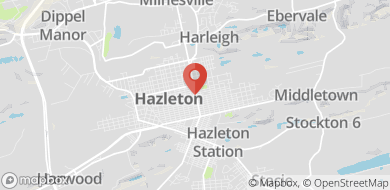Map of 702 North Church Street, Hazleton, PA 18201
