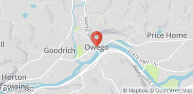 Map of Owego, NY 13827