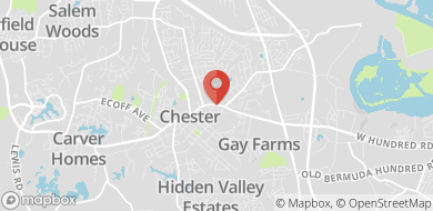 Map of 3601 W Hundred Road, Suite 9, Chester, VA 23831