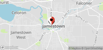 Map of 13 E. 4th St., Jamestown, NY 14701