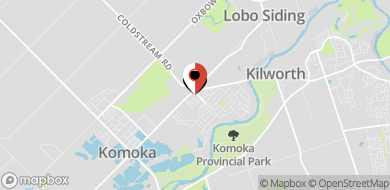 Map of 22499 Jefferies Road, Komoka, ON N0L1R0
