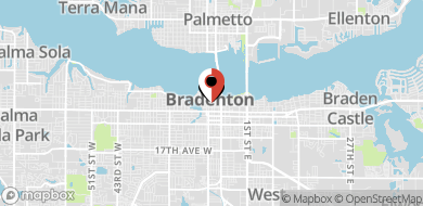 Map of 204 13th St W, Bradenton, FL 34205