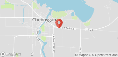 Map of 1160 State Street Suite B, Cheboygan, MI 49721