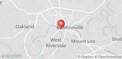 Map of 101 Morrison Street, McMinnville, TN 37110