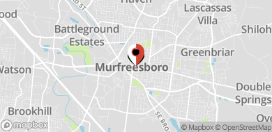 Map of 108 N Spring St, Murfreesboro, TN 37130