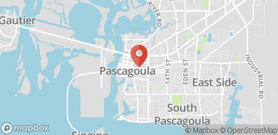 Map of 1121 Jackson Ave, Pascagoula, MS 39567