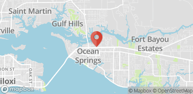 Map of 1315 Bienville Blvd, Ocean Springs, MS 39564