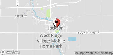 Map of 401 2nd Street, Jackson, MN 56143