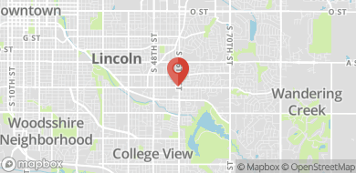 Map of 5540 South Street, Suite #208, Lincoln, NE 68506