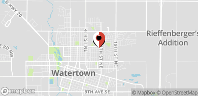 Map of 1001 9th Avenue South East, Watertown, SD 57201