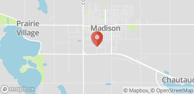Map of 1020 S Union Ave, Madison, SD 57042